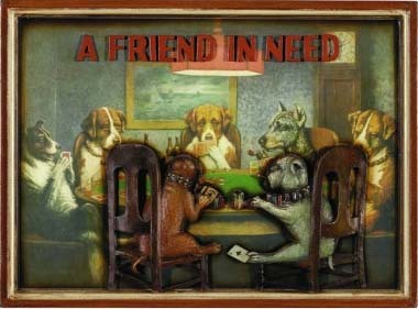 CUADRO A FRIEND IN NEED